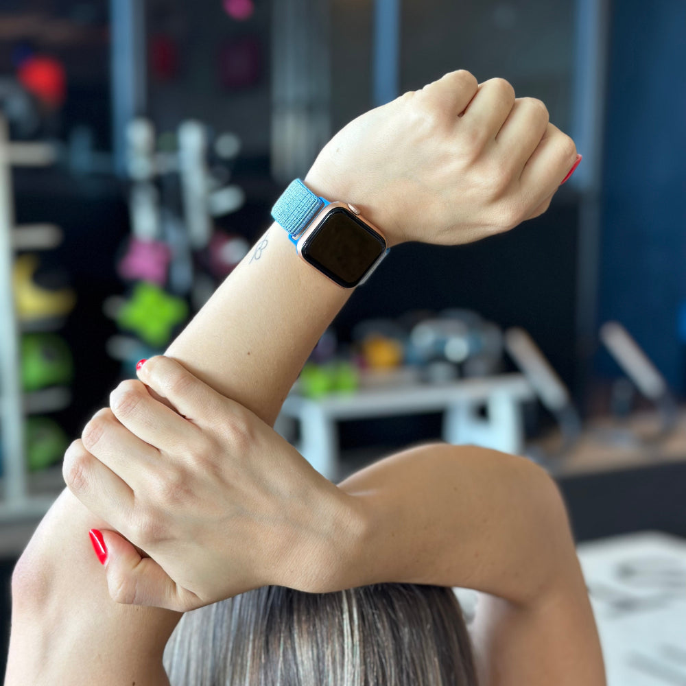 Apple Watch Ultra nylon bandje (blauw)