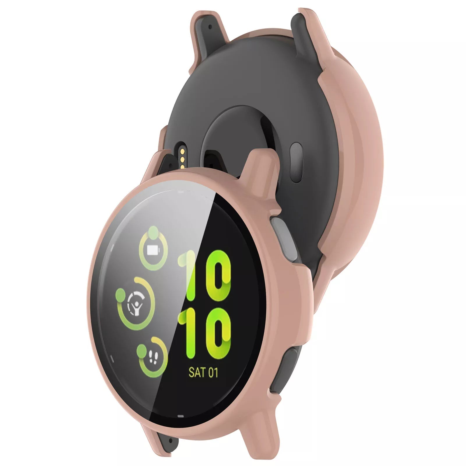 Garmin Vivoactive 5 hard case met glas (roze)