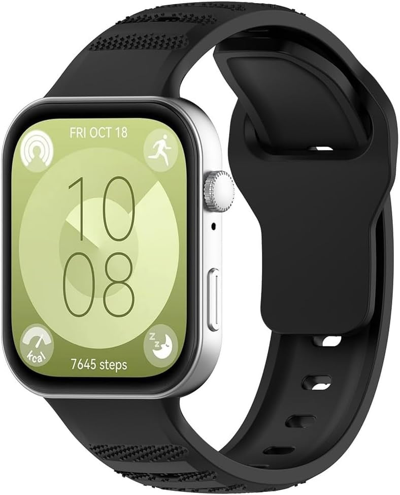 Huawei Watch Fit 4 Pro outdoor siliconen bandje (zwart)