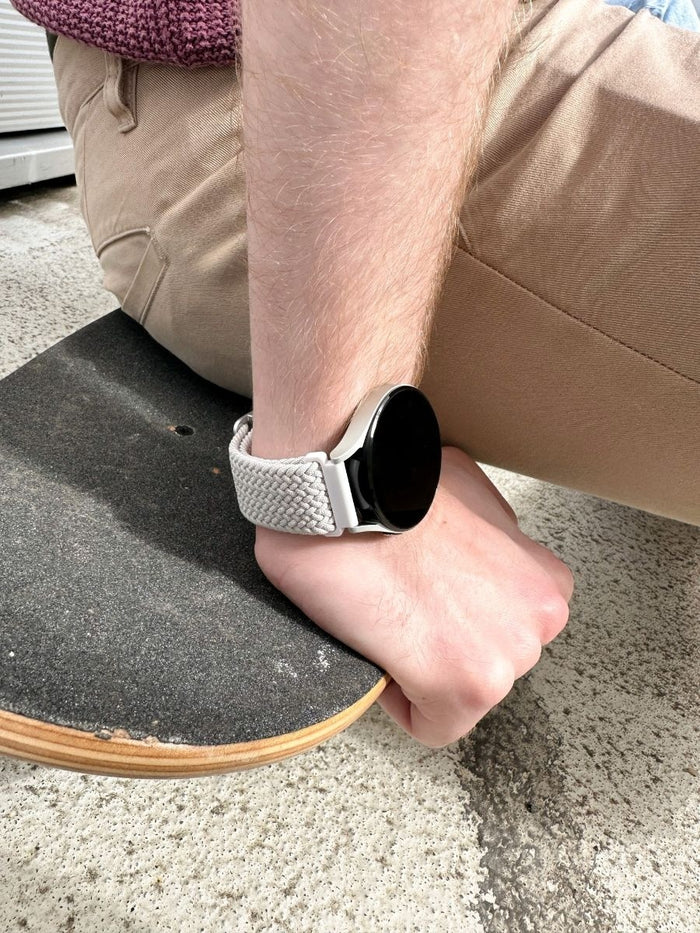 Amazfit Bip U (Pro) Adjustable Braided Strap (White)