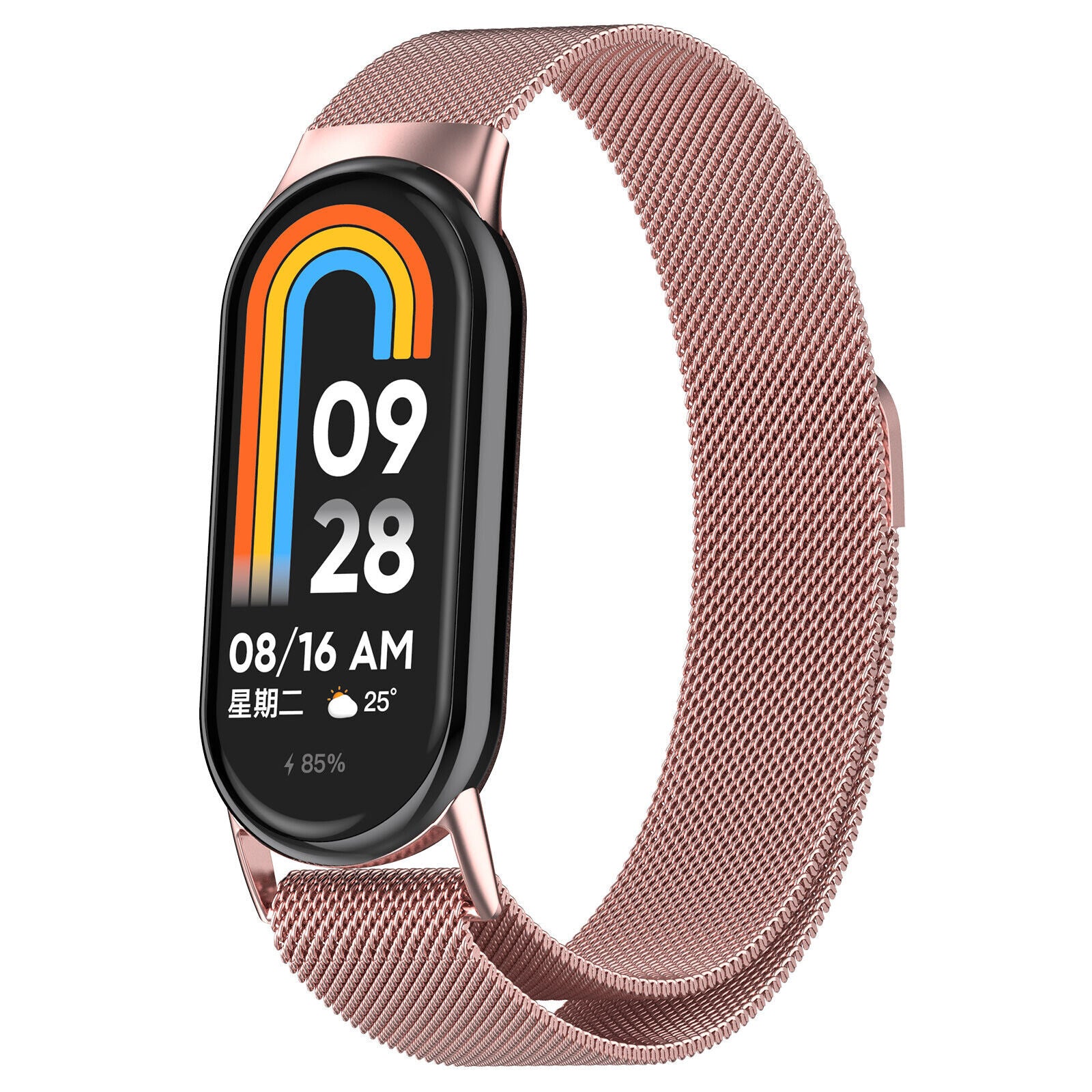 Xiaomi Smart Band 10 Milanese band (roze)