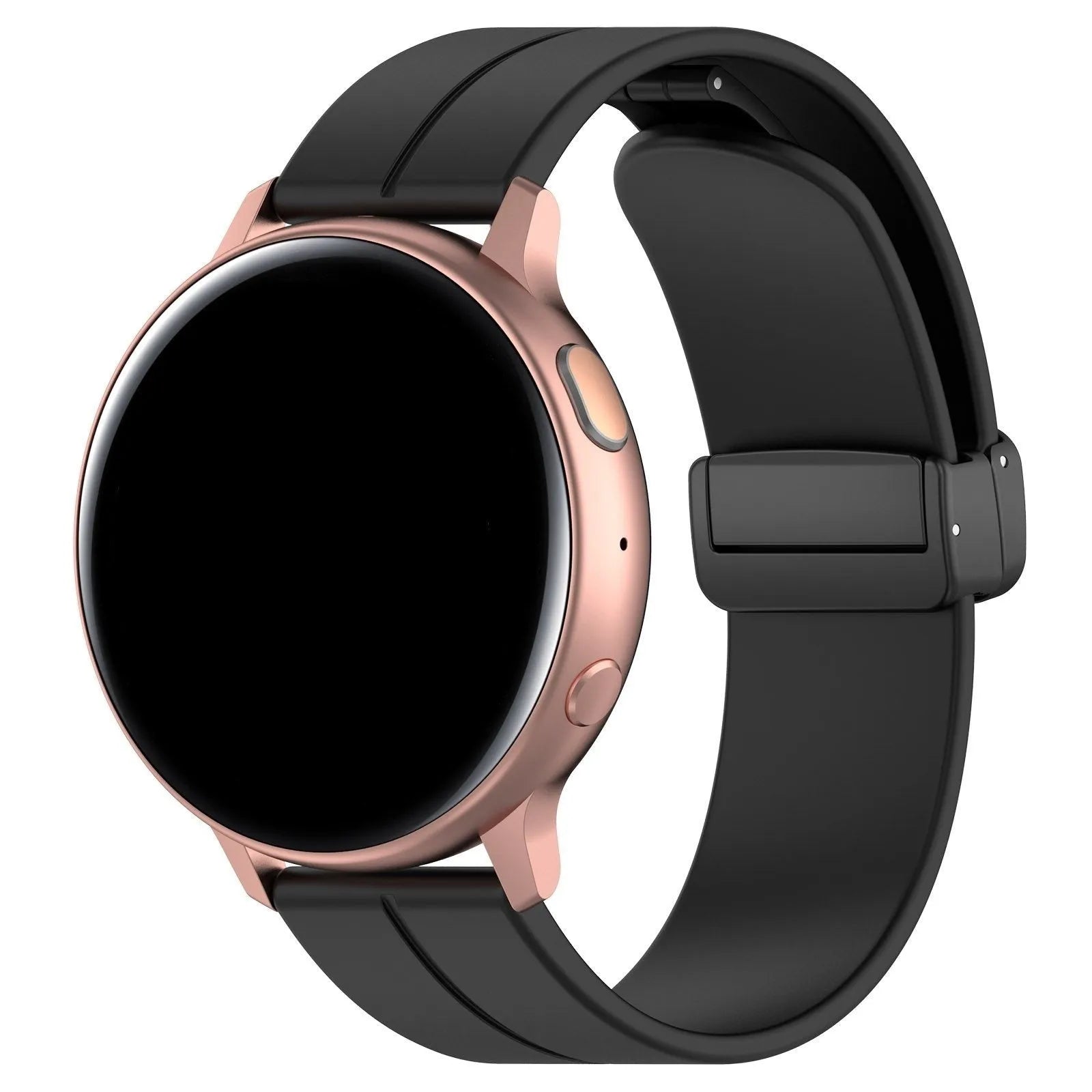 Suunto Race (S) D-buckle siliconen bandje (zwart)