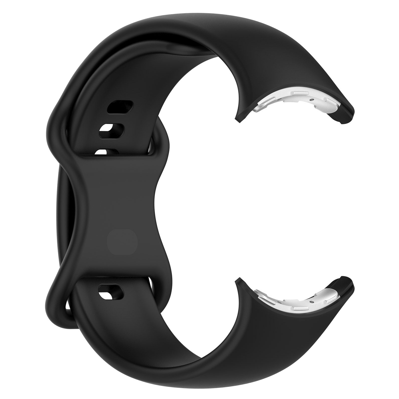 Google Pixel Watch 4 - 45mm siliconen classic bandje (zwart)