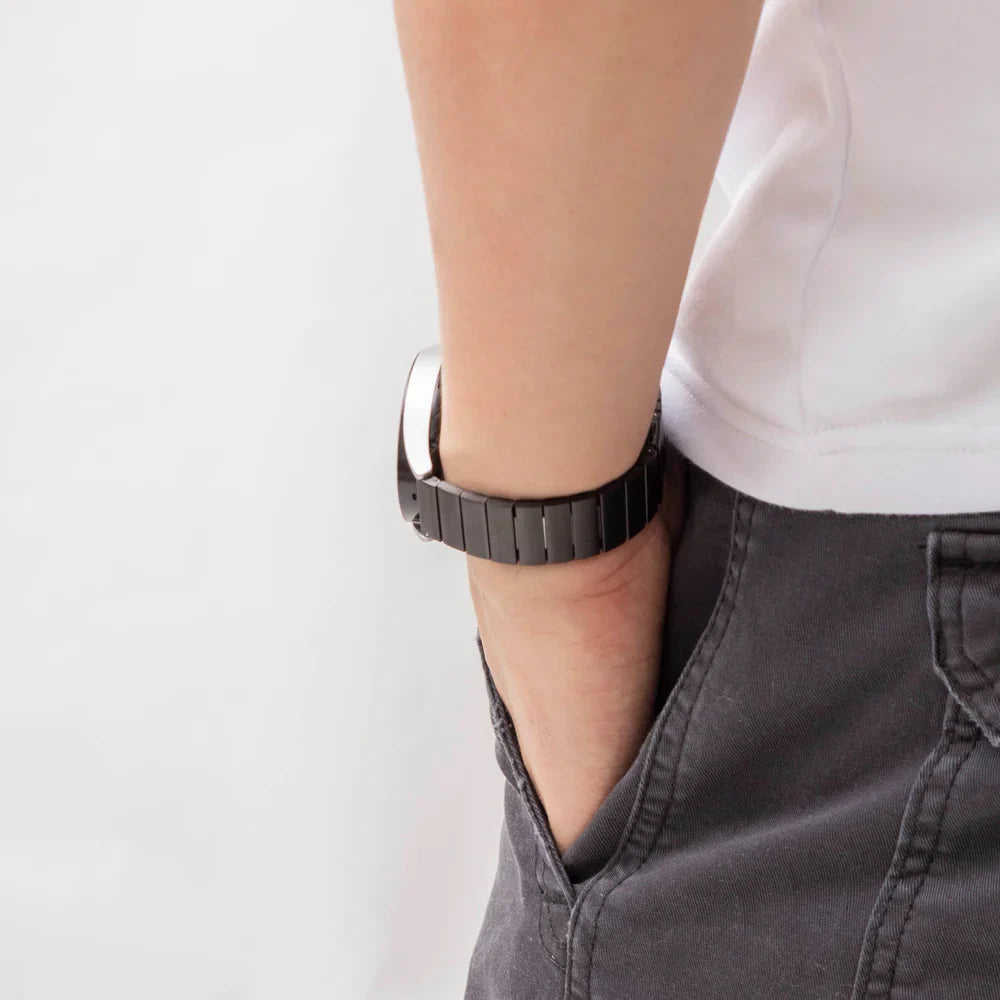 Withings ScanWatch 2 - 42mm metalen bandje (zwart)