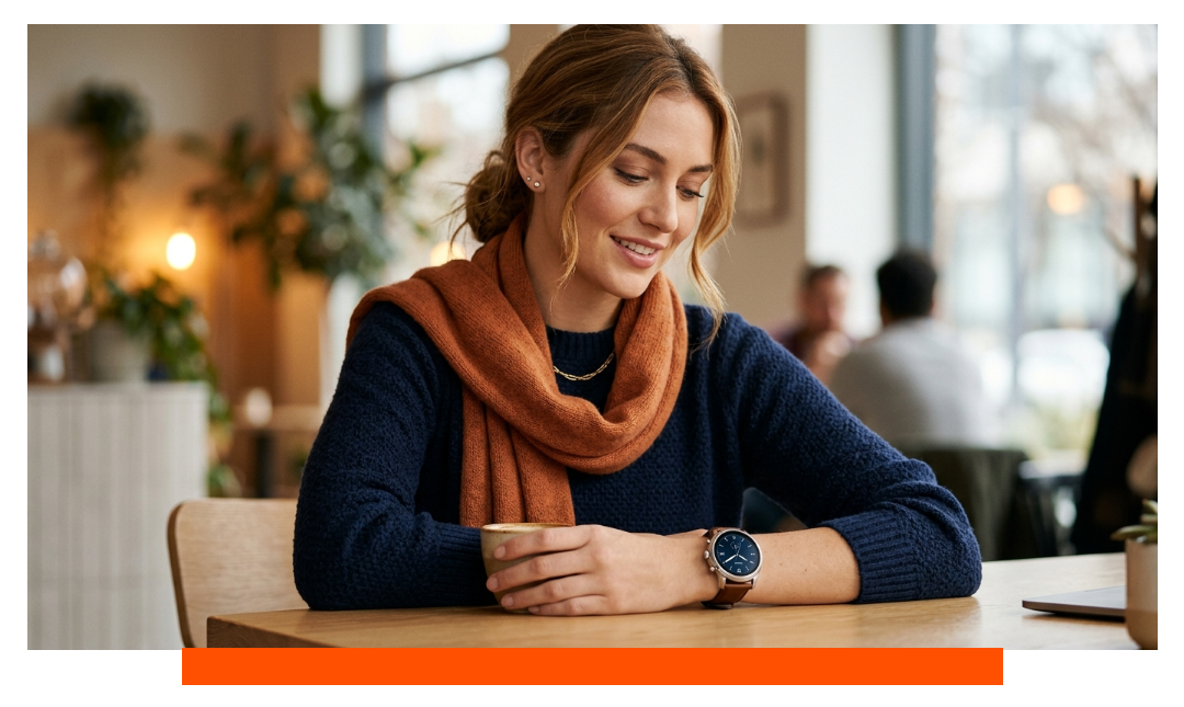 Fossil smartwatch voor dames