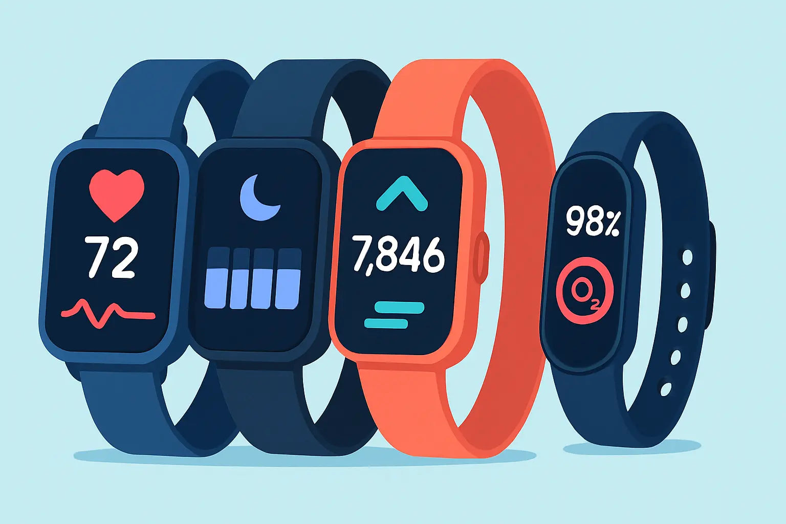 What do the health metrics on my smartwatch mean?