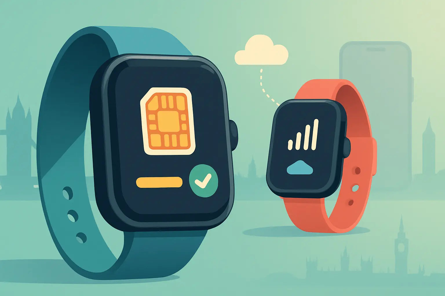 How do I set up cellular (eSIM) on Apple Watch without iPhone nearby?