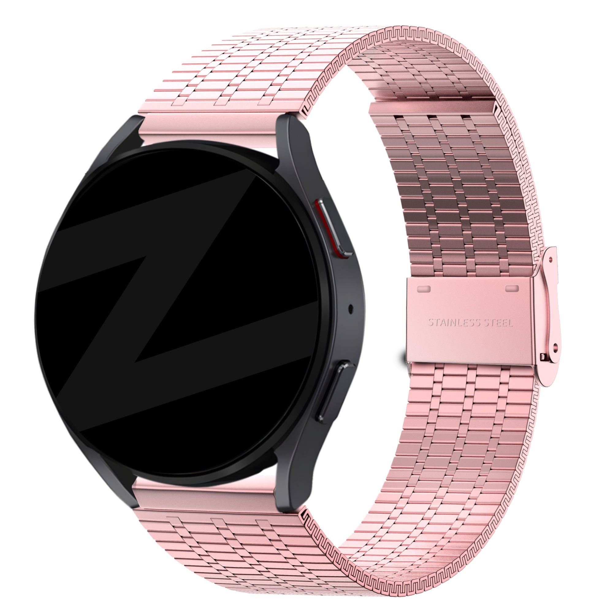 Bandz Garmin Venu SQ verstelbare stalen band (roze)
