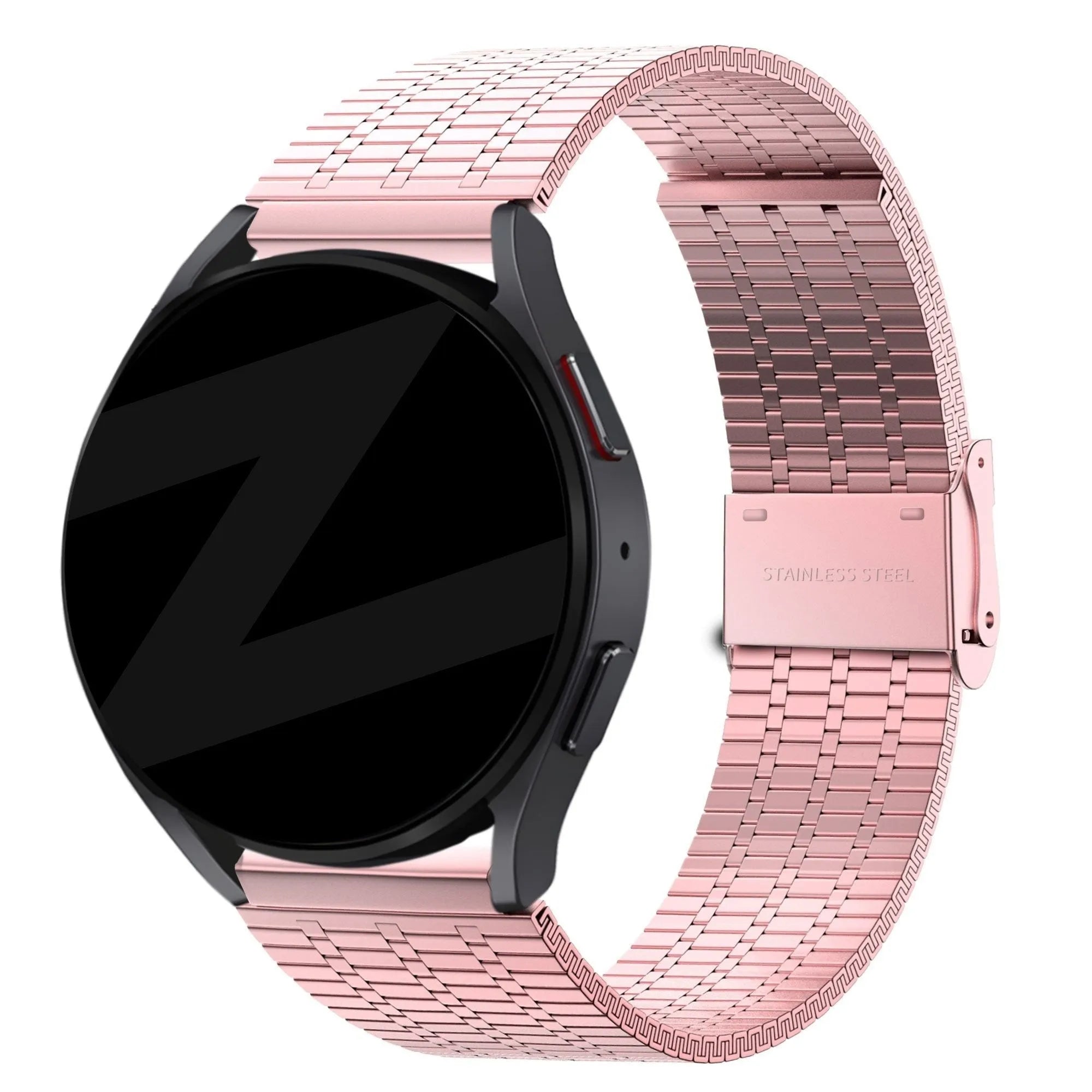 Bandz Gard Pro Health Smartwatch 3 - 41mm verstelbare stalen band (pink sand)
