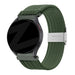 Bandz Oppo Watch X2 Woven Nylon Strap (Olive Green)
