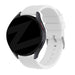 Bandz Amazfit Balance siliconen band 'Deluxe' (wit)