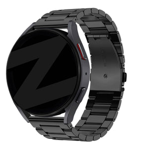 Bandz Garmin Forerunner 265 stalen band 'Classic' (zwart)
