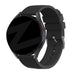 Bandz Xiaomi Watch 2 siliconen band 'Deluxe' (zwart)