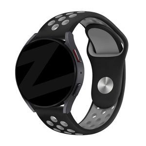 Bandz OnePlus Watch 3 sport band 'Deluxe' (zwart/grijs)