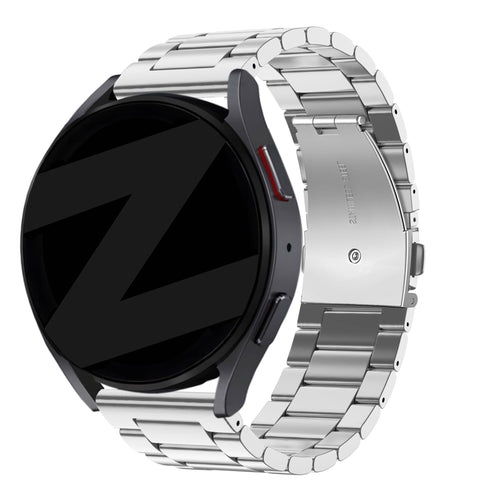 Bandz Huawei Watch GT 6 - 46mm stalen band 'Classic' (zilver)