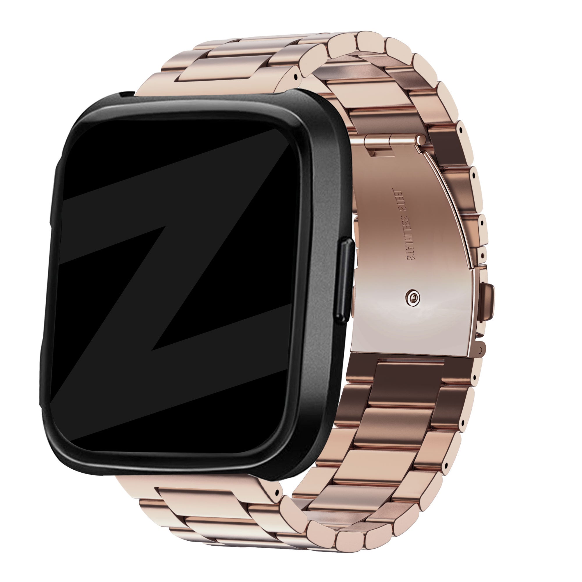 Rose Gold Fitbit Bands For Versa Bandz Fitbit Versa Steel Strap