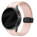Bandz Samsung Galaxy Watch 7 - 44mm siliconen band met D-Buckle (roze)