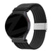 Bandz Samsung Galaxy Watch 7 - 40mm gevlochten nylon band (zwart)