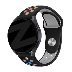 Bandz Coros Apex 42mm sport band 'Deluxe' (zwart/rainbow)