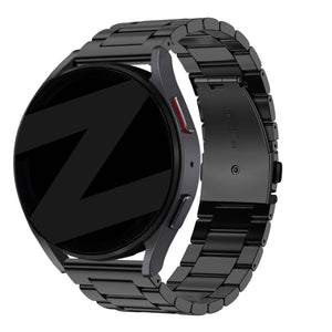 Bandz Garmin Venu 2 Plus stalen band 'Classic' (zwart)