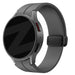 Bandz Samsung Galaxy Watch FE siliconen band met D-Buckle (donkergrijs)