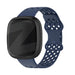 Bandz Fitbit Versa 4 Sport Strap 'Sport Air' (Dark Blue)