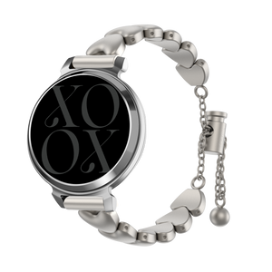 xoxo Wildhearts Garmin Lily 2 stalen bandje 'hearts' (sterrenlicht)