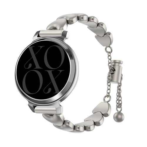 xoxo Wildhearts Garmin Lily 2 stalen bandje 'hearts' (sterrenlicht)
