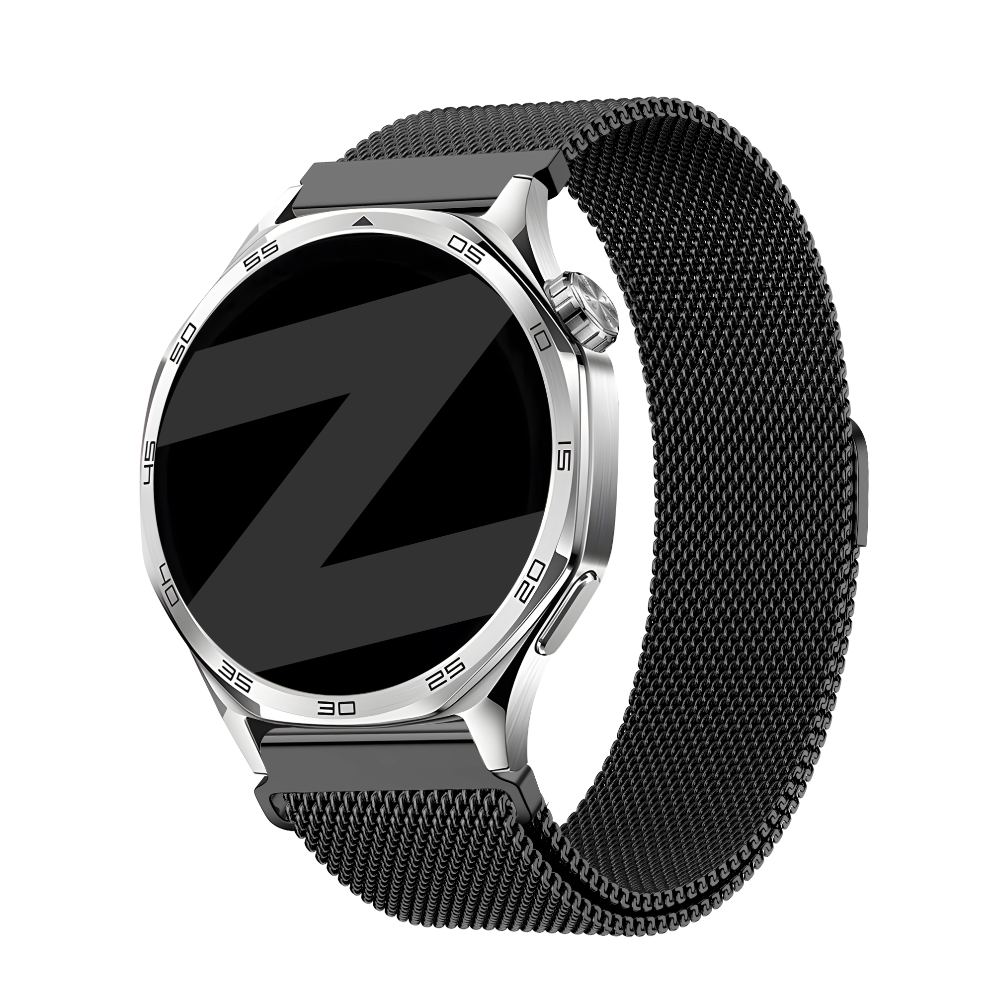 Bandz Polar Ignite 3 Milanese Strap 'Easy fit' (Black)