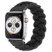 Apple Watch Twisted gevlochten bandje (zwart)