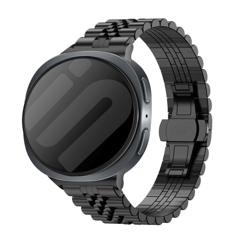 Samsung Galaxy Watch 8 - 40mm Jubilee stalen band (zwart)