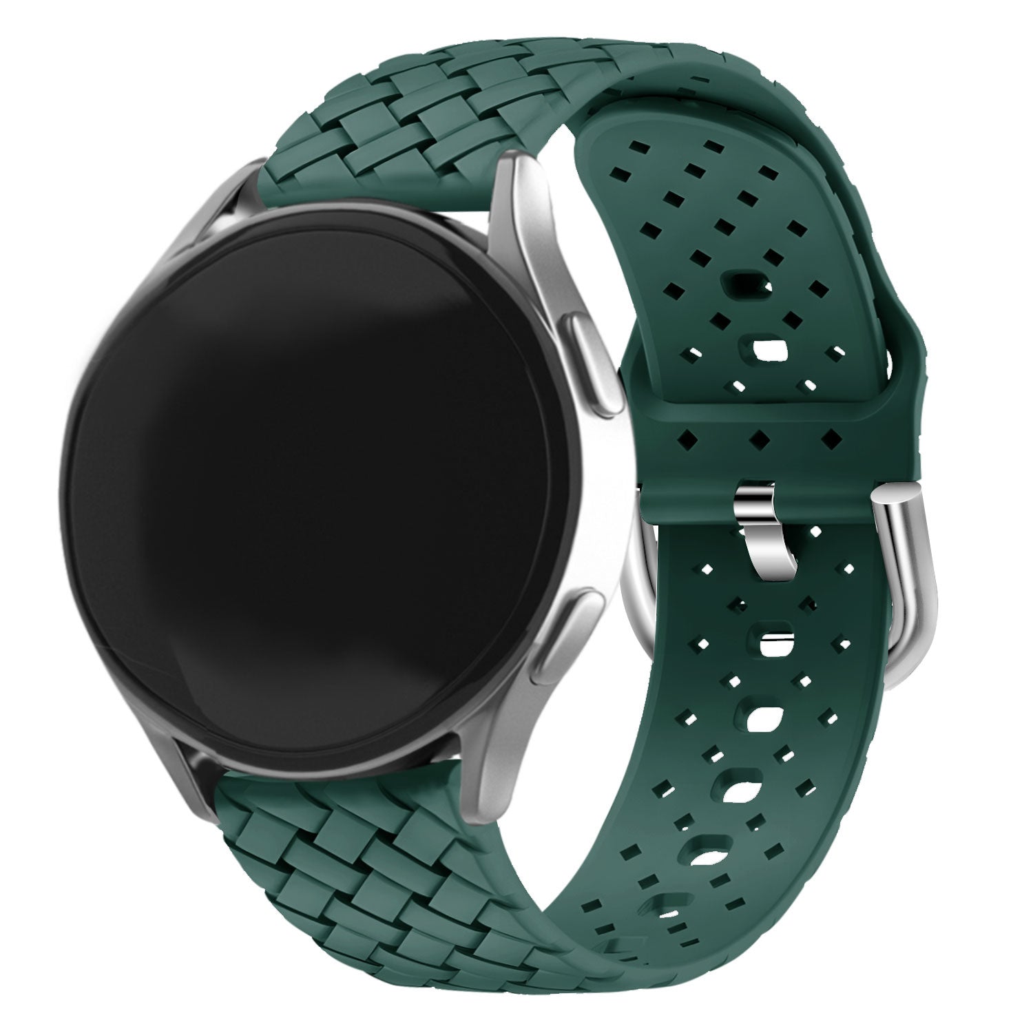 Amazfit Bip 3 (Pro) Braided Silicone Strap (Dark Green)