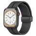 Apple Watch magnetisch D-Buckle bandje (zwart)