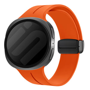  Samsung Galaxy Watch 8 - 44mm D-buckle siliconen bandje (oranje)
