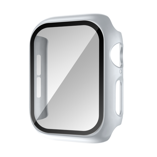 Bandz Apple Watch 10/11 PC Case with Glass (Silver)