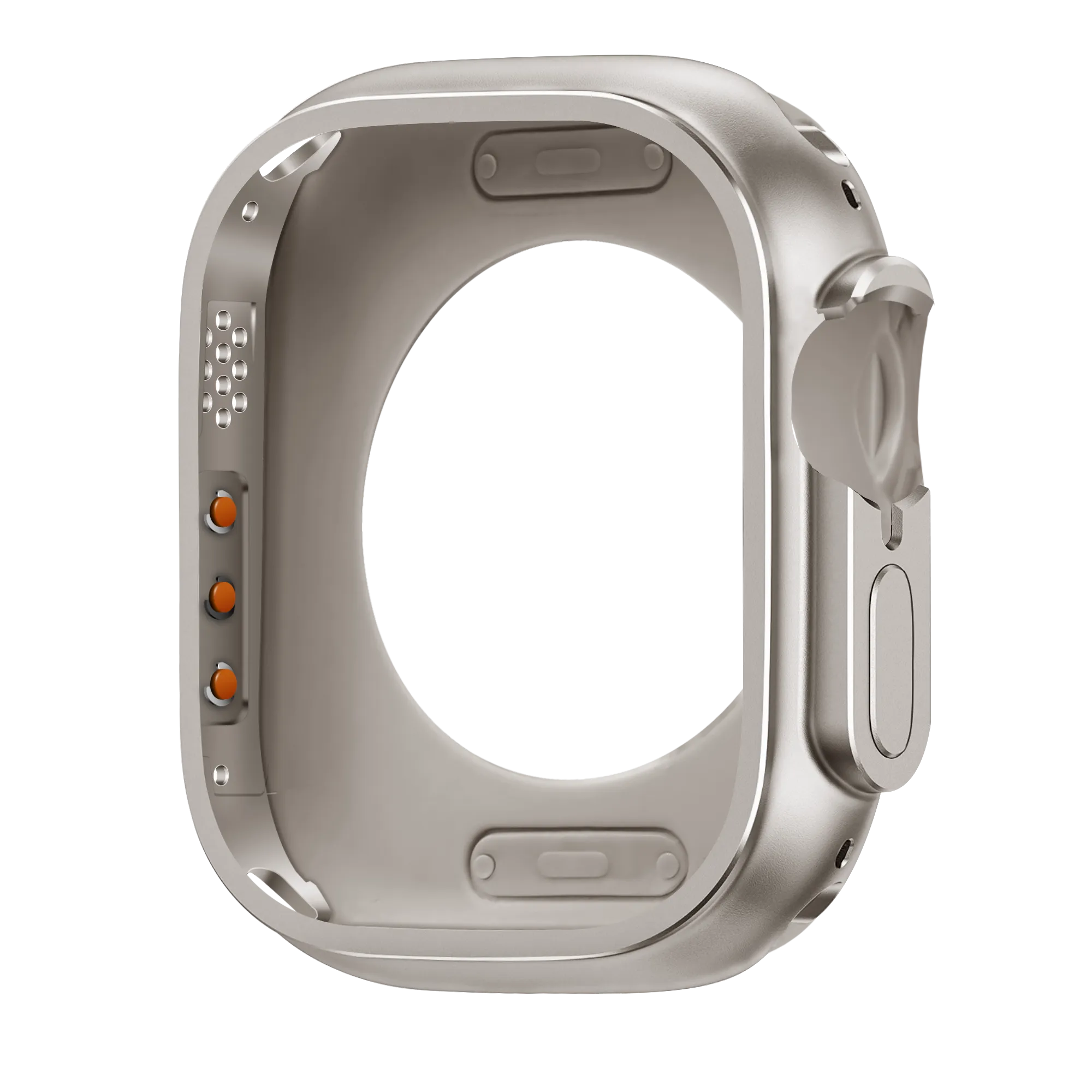 Bandz Apple Watch Ultra - 49mm metalen hoesje (titanium)