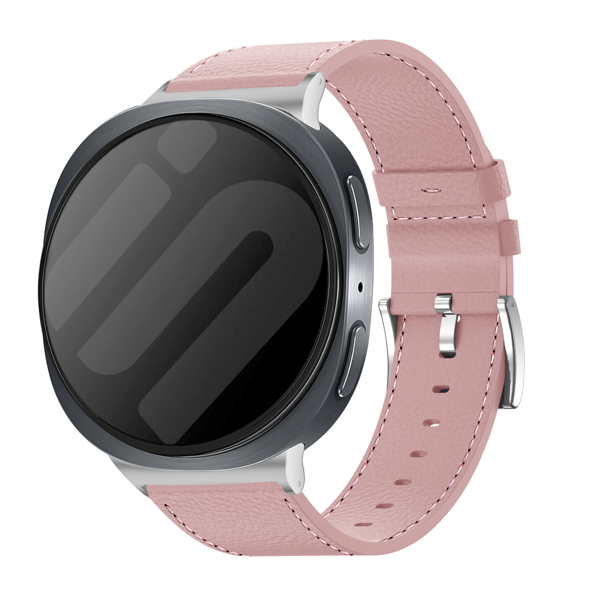 Samsung Galaxy Watch 8 - 44mm Leather Grain Strap (Pink)