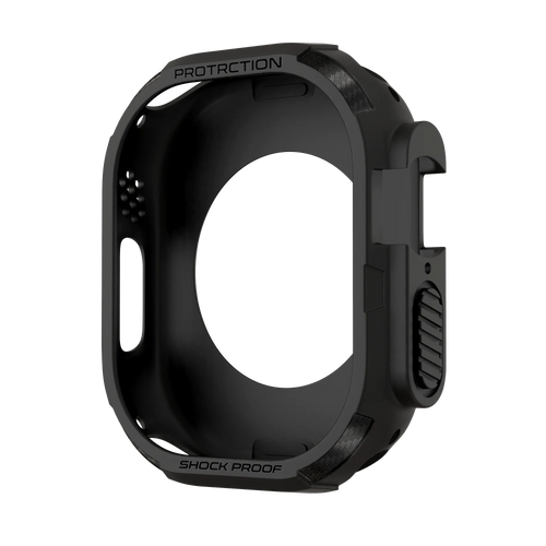 Bandz Apple Watch Ultra - 49mm robuust TPU hoesje (zwart)