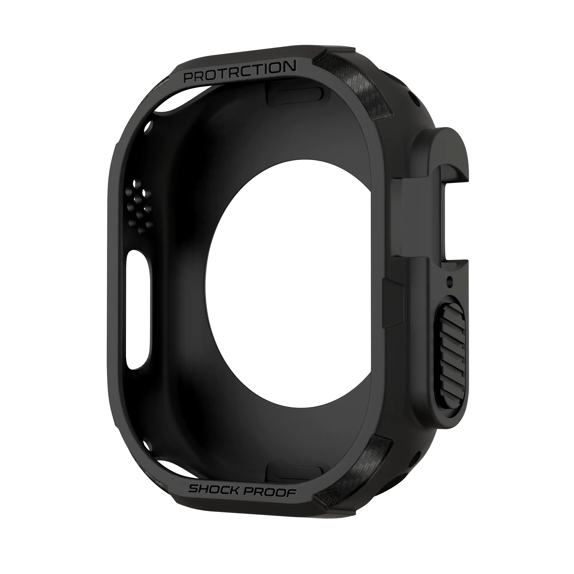 Bandz Apple Watch Ultra - 49mm robuust TPU hoesje (zwart)