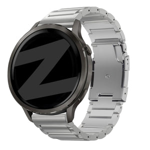 Bandz Garmin D2 Air X15 titanium schakel band (zilver)