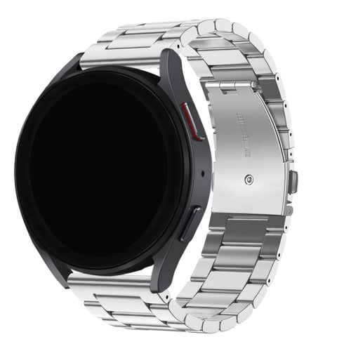 BALR Samsung Galaxy Watch 46mm Steel Link Strap (Silver)