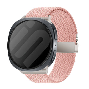  Samsung Galaxy Watch 8 - 40mm gevlochten band met P-buckle (roze)