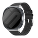 Samsung Galaxy Watch 8 - 40mm leren grain band (zwart)