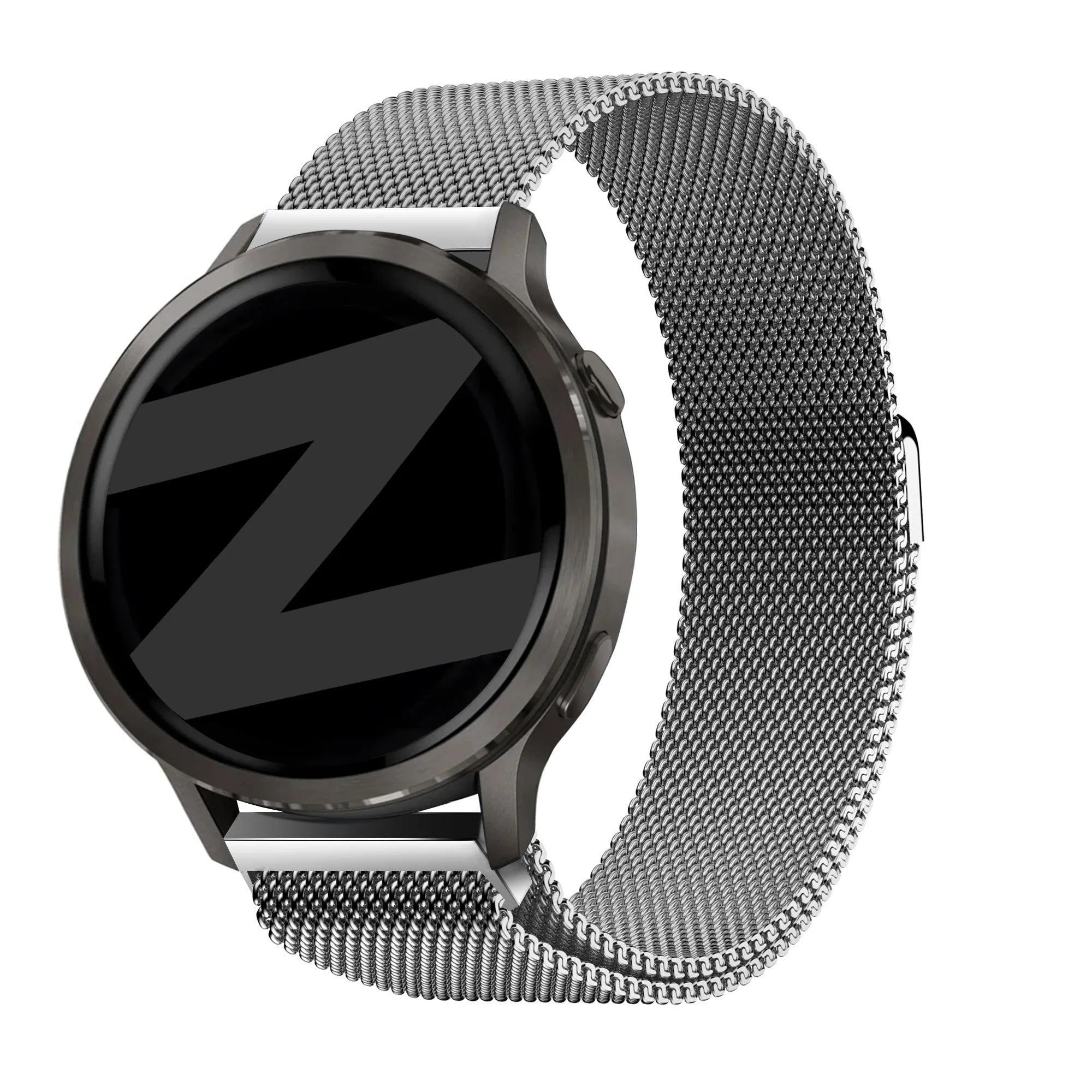 Bandz Garmin Forerunner 265s Milanese loop band (zilver)