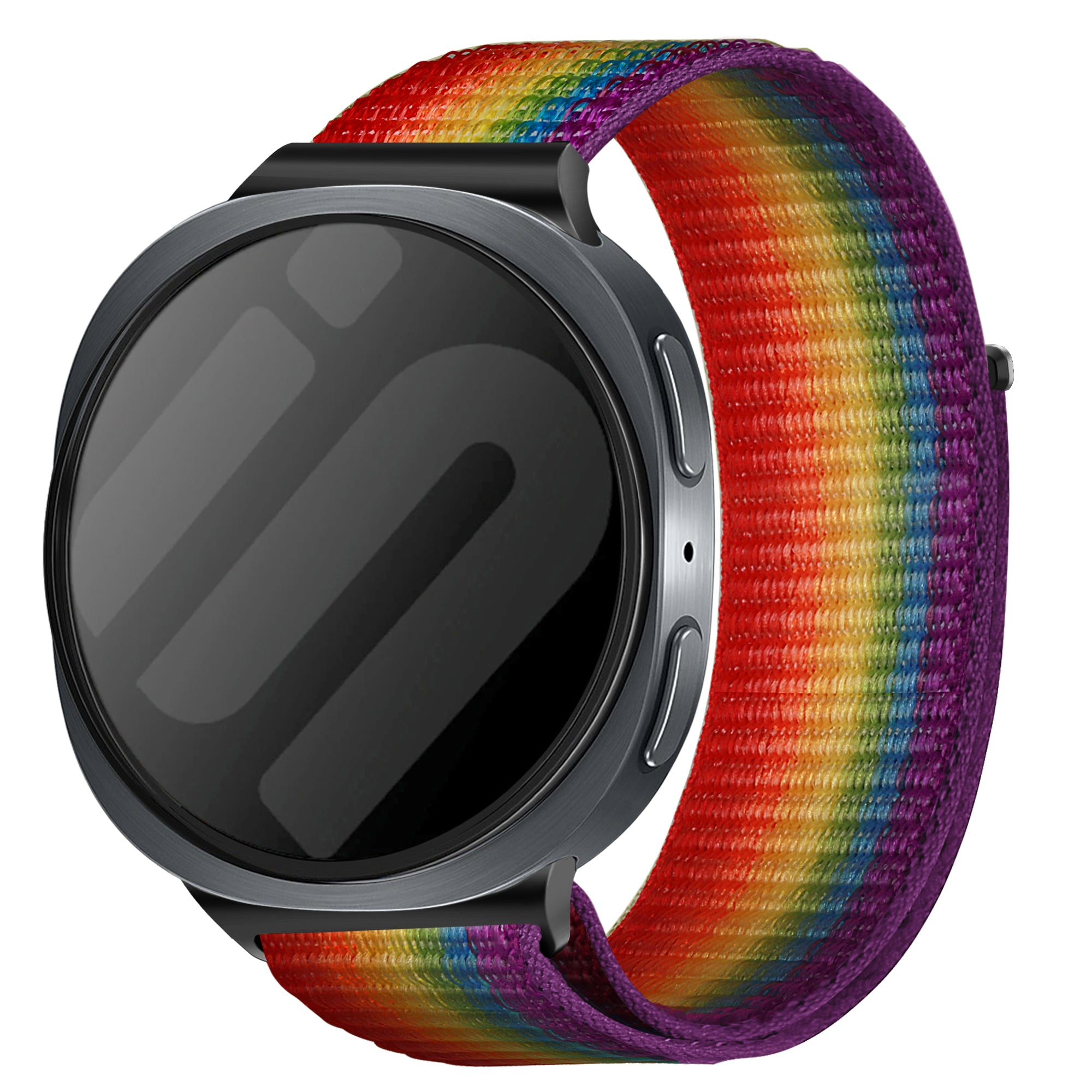Samsung Galaxy Watch 8 - 44mm Nylon Strap (Rainbow)