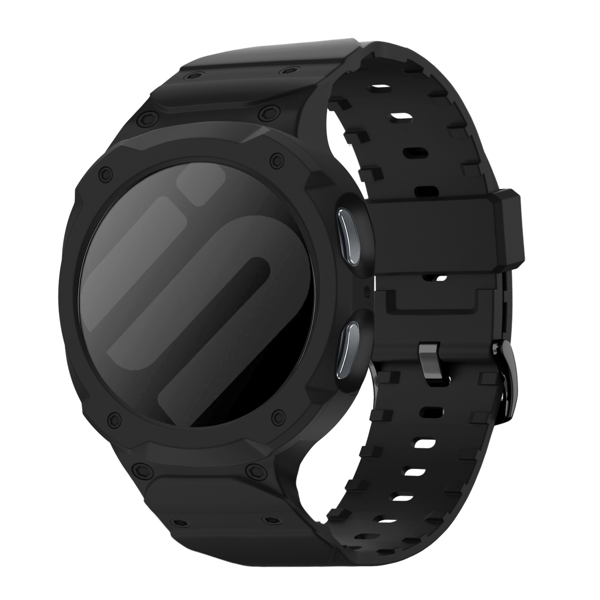 Samsung Galaxy Watch 8 - 44mm TPU Strap with Frame (Black)