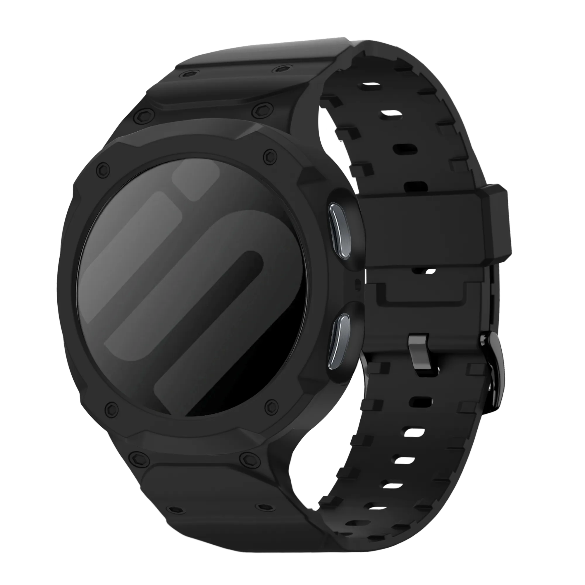 Samsung Galaxy Watch 8 - 44mm TPU bandje met frame (zwart)