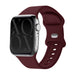 xoxo Wildhearts Apple Watch Silicone Strap (Burgundy)