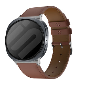 Samsung Galaxy Watch 8 Classic modern leren band (bruin)