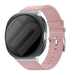 Samsung Galaxy Watch 8 Classic leren grain band (roze)